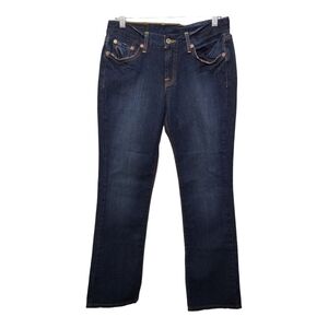 LUCKY Brand Dungarees Retro Rider Regular Length Dark Wash Jeans Size 6/28‎